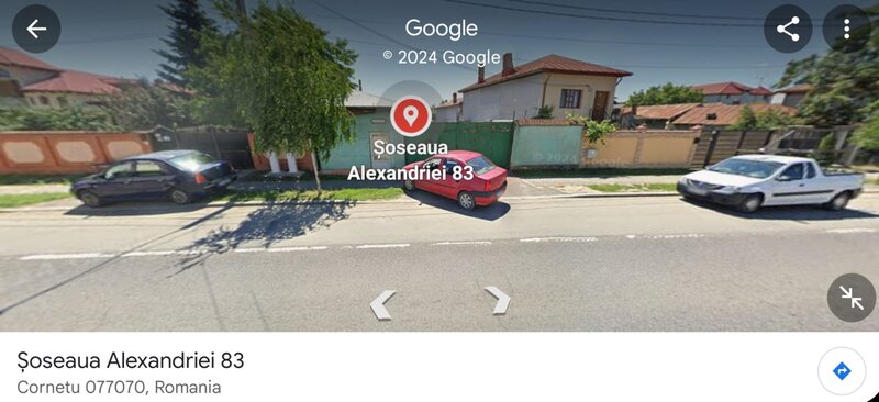 Soseaua Alexandriei, Comuna Cornetu,